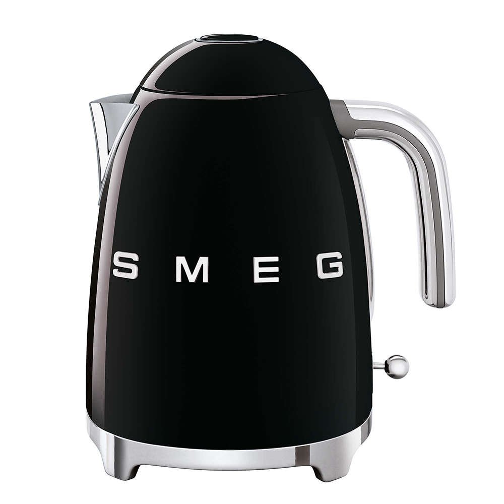 Smeg bouilloire 1,7L noir KLF03BLEU