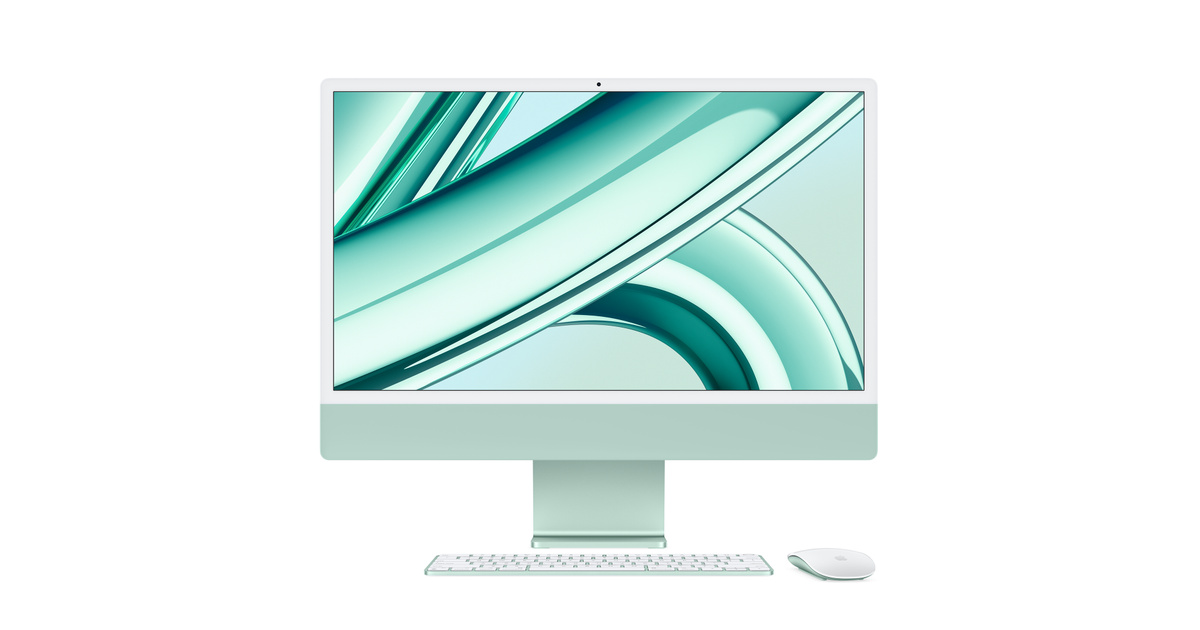 Apple iMac 24" 2023 M3 8C-CPU / 10C-GPU 16GB 512GB Green
