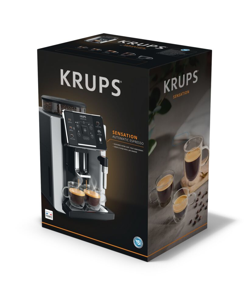 Espressomachine KRUPS EA910A10 Sensation / zwart