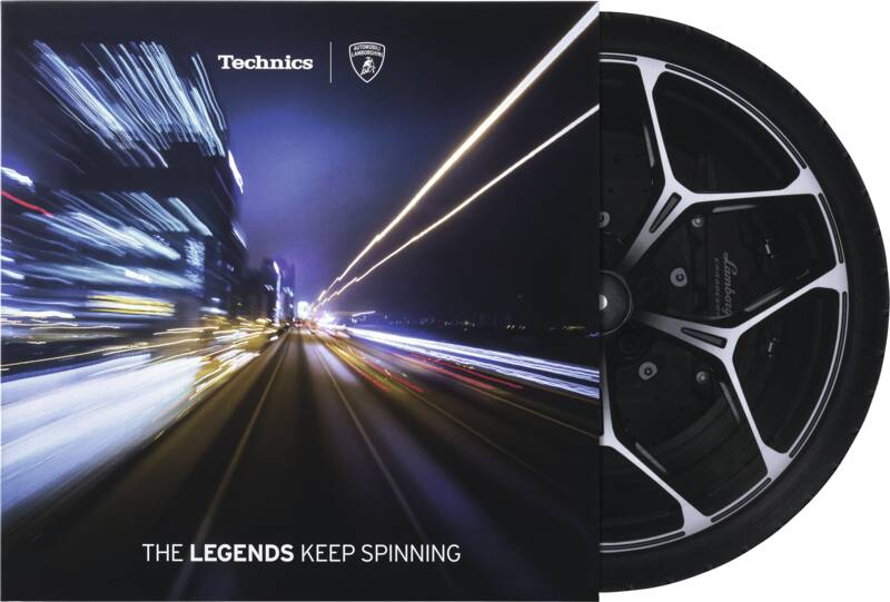 Platenspeler TECHNICS SL-1200M7PEG Lamborghini groen