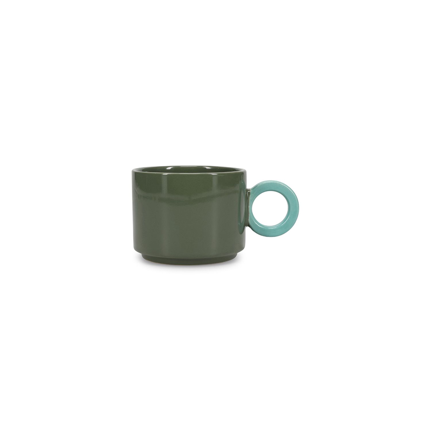 Beker ONA 715733 Lou / 28cl / groen-blauw