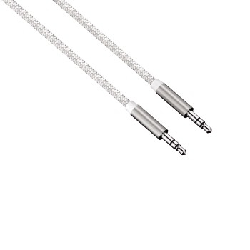 audiokabel HAMA 80540 Alunylon jack 0.5m wit