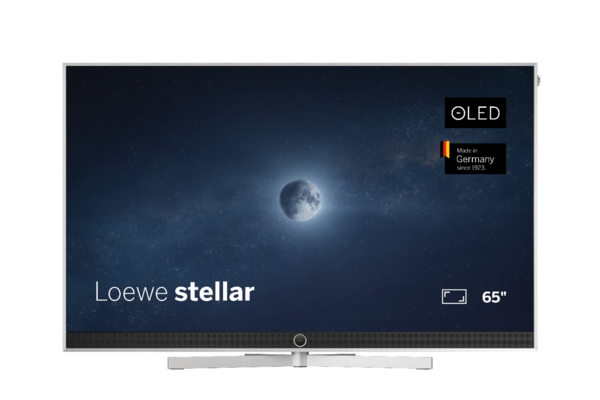 OLED TV LOEWE stellar 55 dr+ zwart aluminium/lava