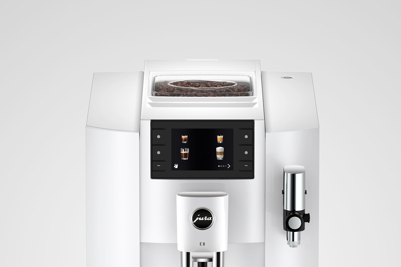 JURA E8 PIANO WHITE EC  15585