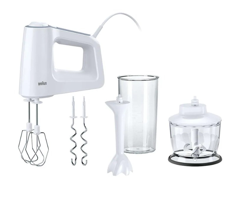 Braun HM 3135 WH Handmixer 500 W Grijs, Wit