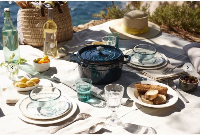 Staub cocotte rond 28 cm la mer 1102837