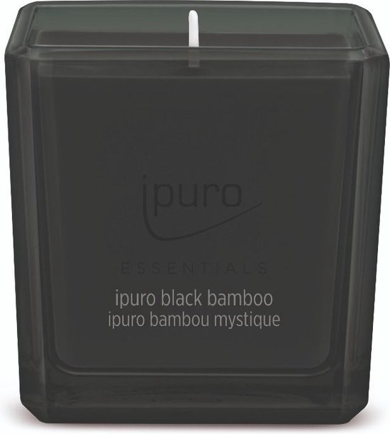Geurkaars IPURO 26IFC1208 Essential Black Bamboo 125gr