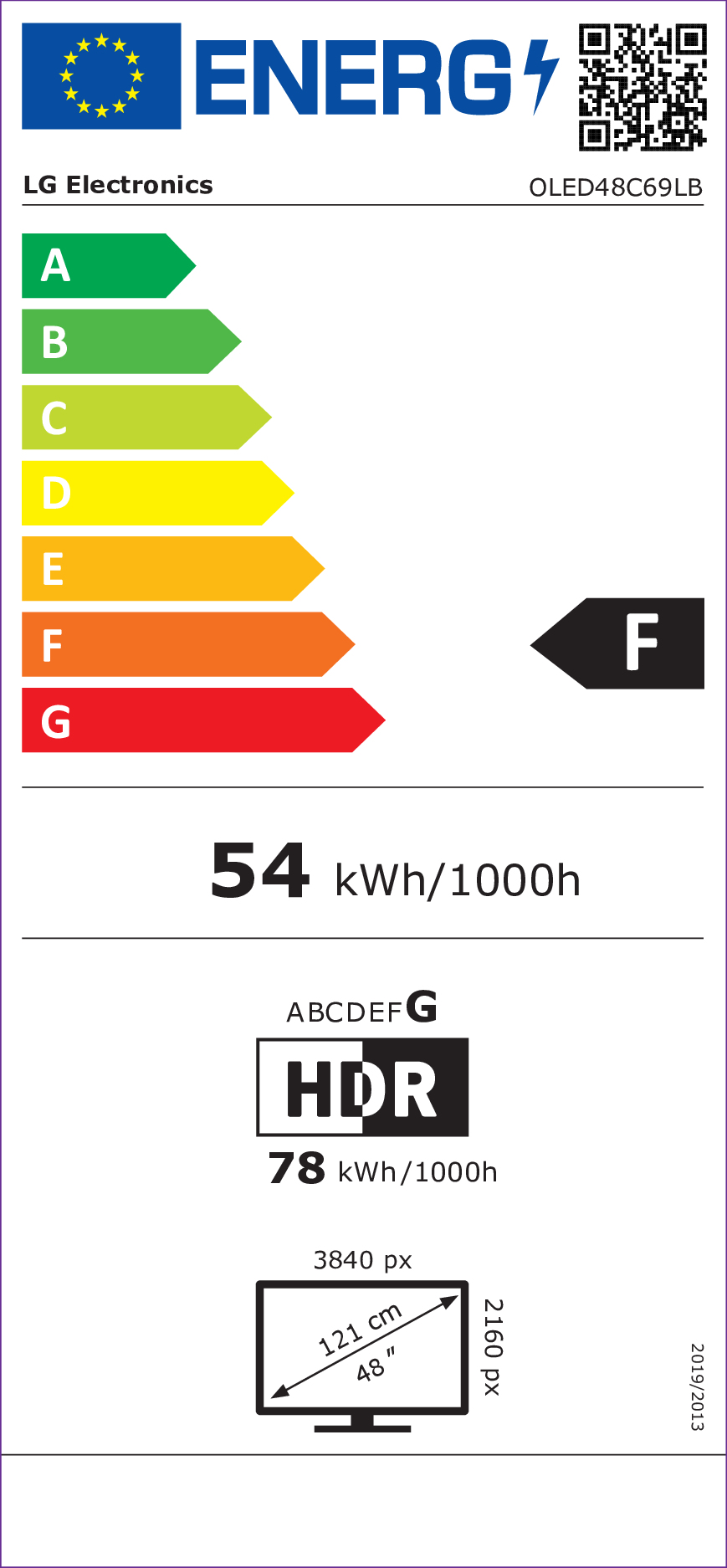 OLED TV LG OLED48C69LB / webOS