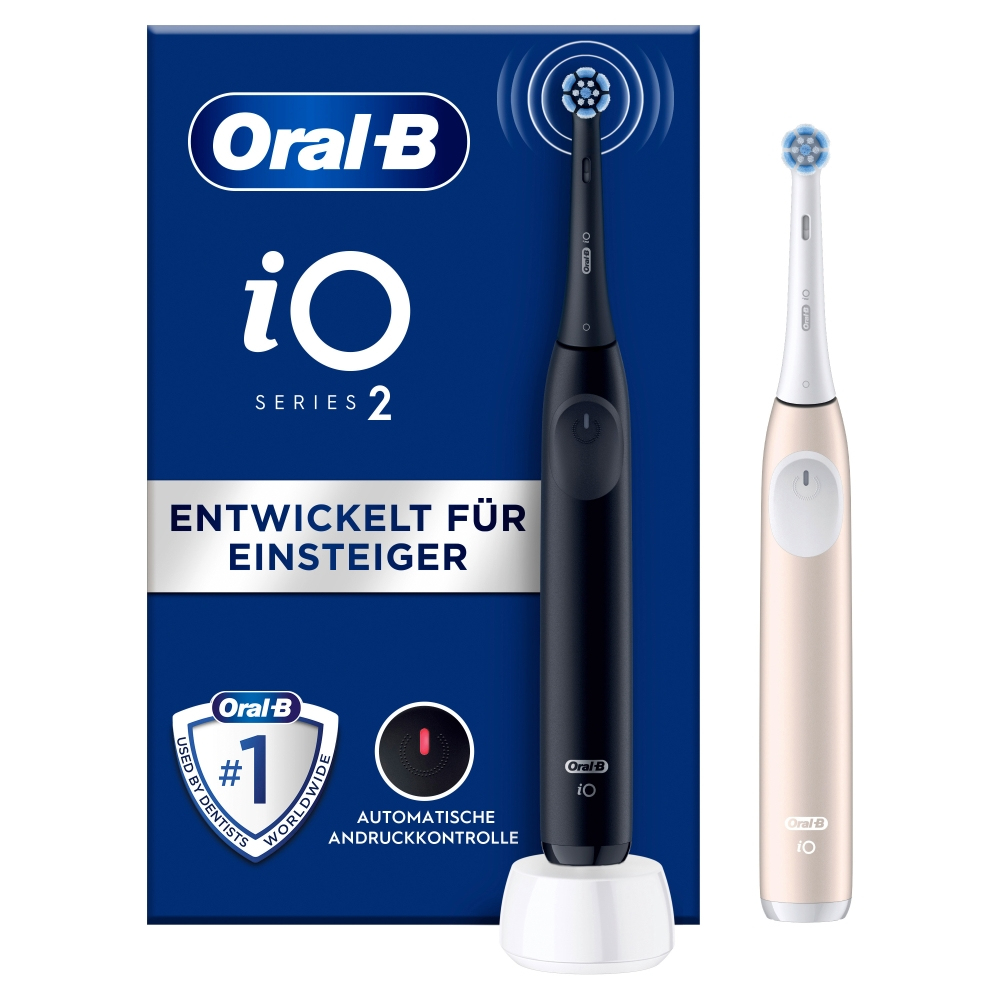 Elektrische tandenborstel ORAL-B 133543 Series 2 / Duo / Night Black - Calm Pink