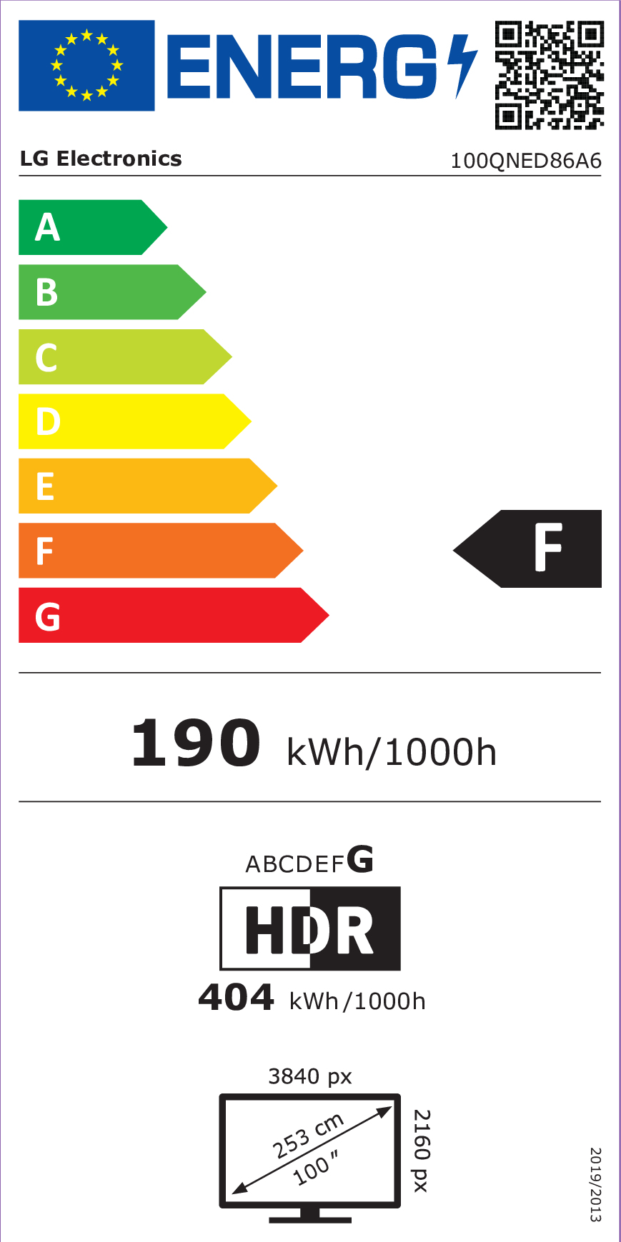 QNED TV LG 100QNED86A6 / webOS