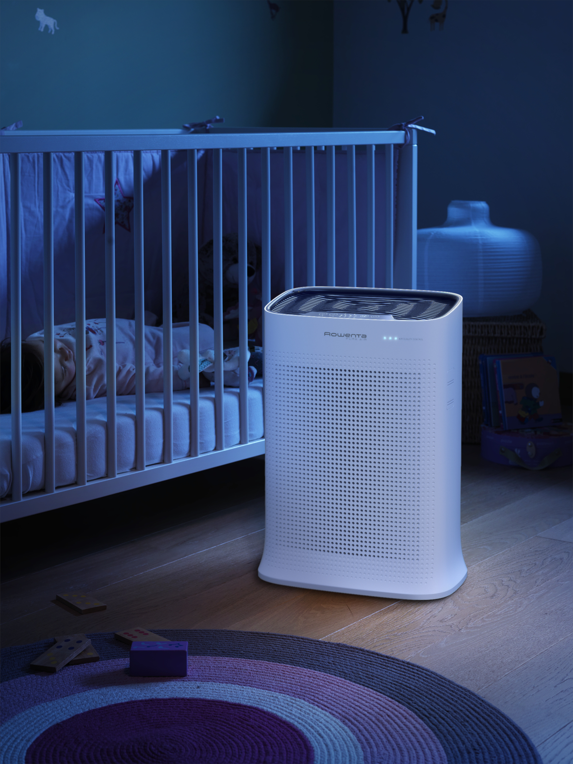Rowenta Pure Air PU3040 purificateur d'air 115 m² 52 dB 67 W Noir, Blanc