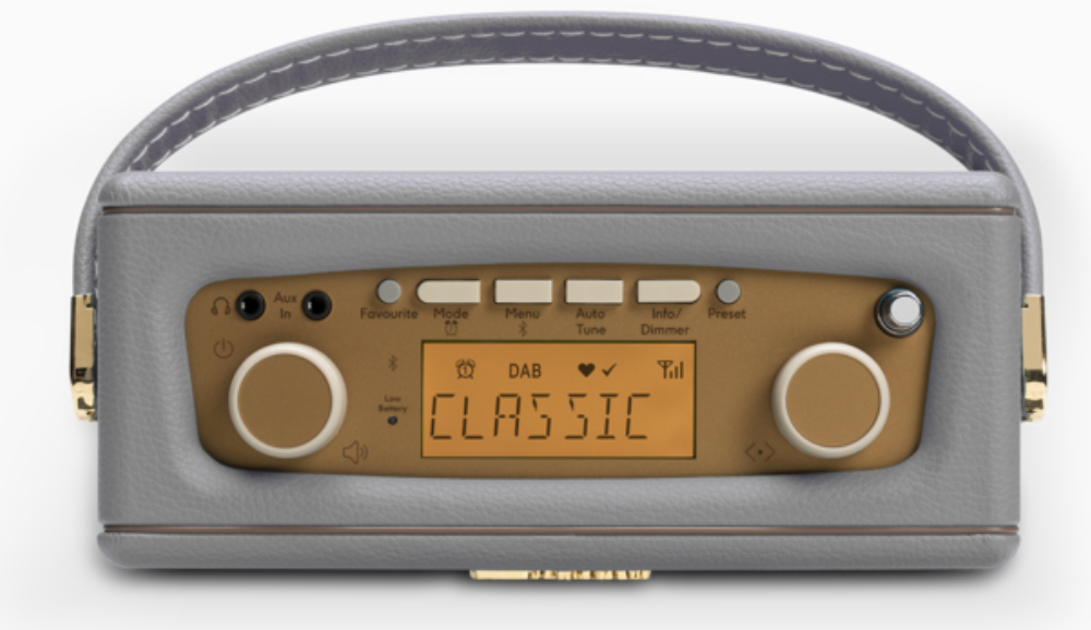 DAB+ radio ROBERTS Revival Uno BT dove grey