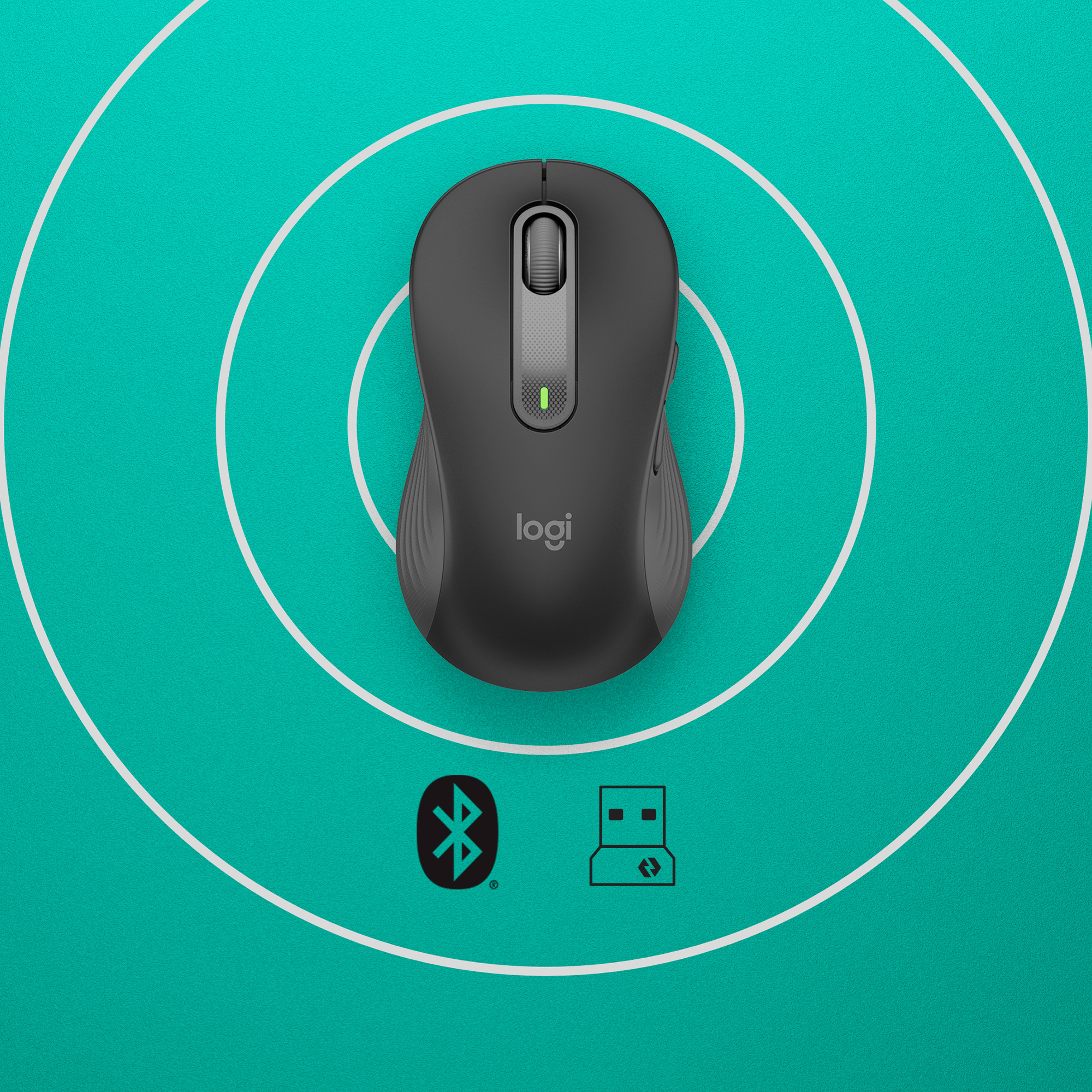 Draadloze Muis Logitech M650 LargeLinksh. Signature Graph.
