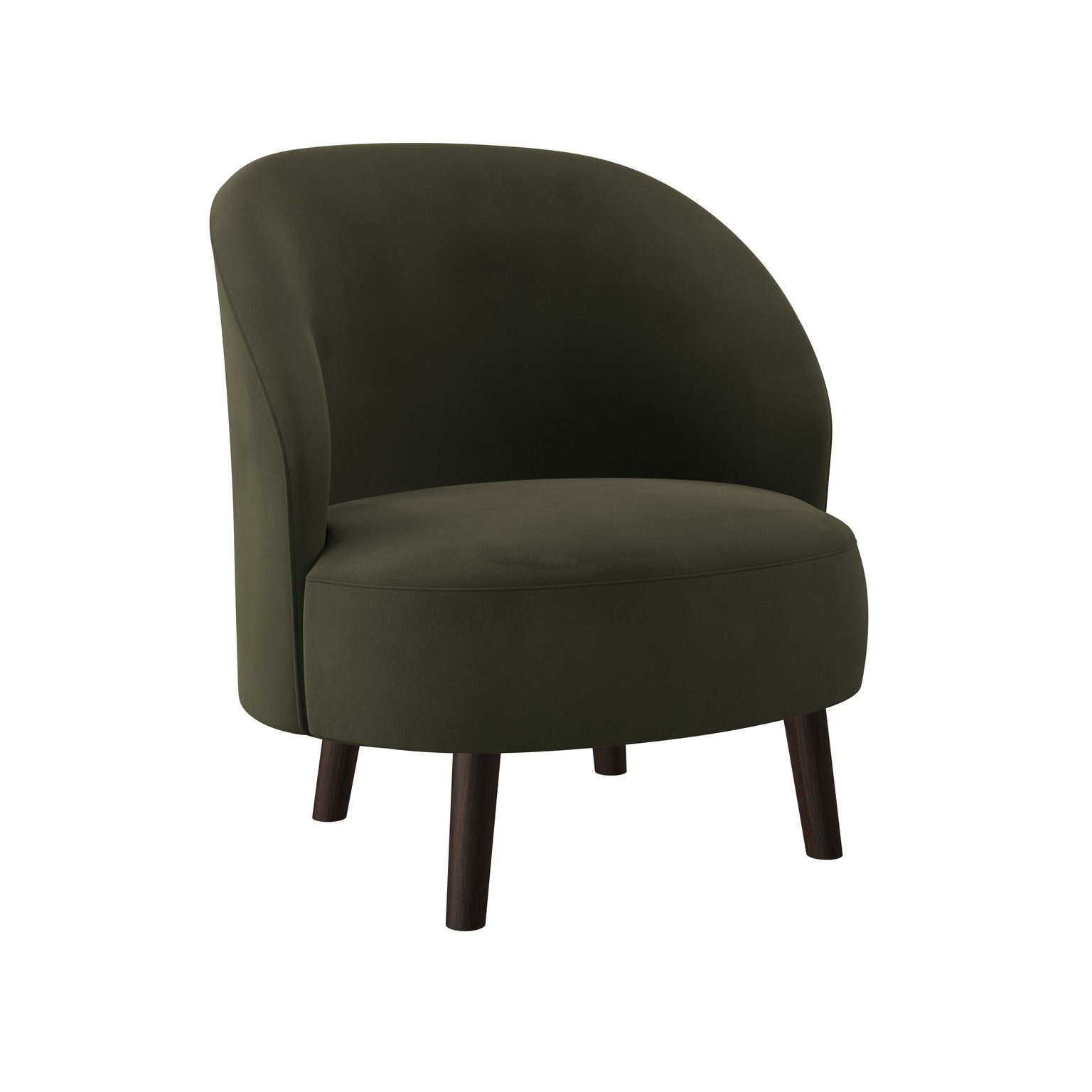 Lounge chair Dôme Deco FU4-T1/CH162 BAYRON Challenger Green