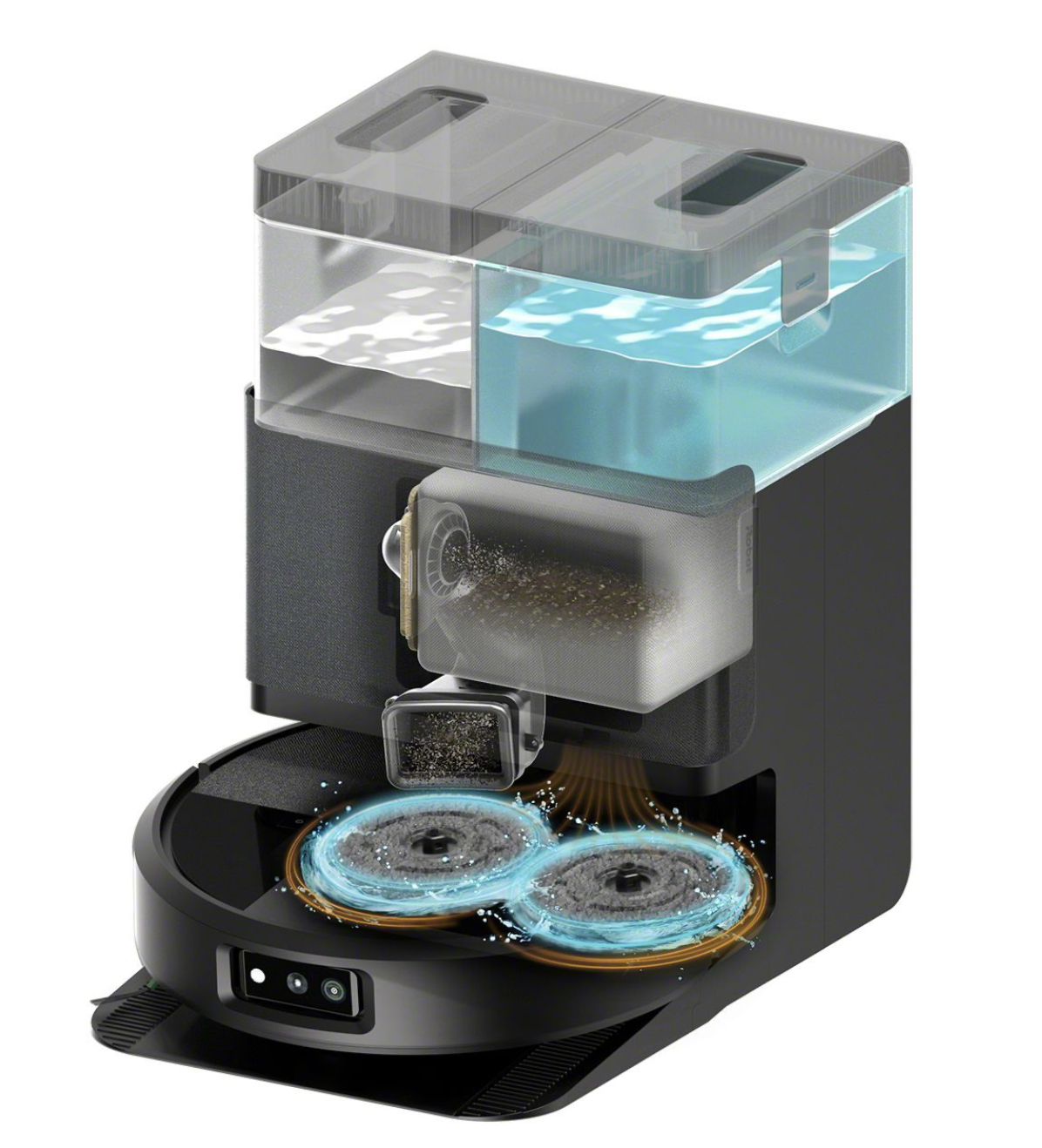 Robotstofzuiger IROBOT 505 Roomba / Combo Plus / Autowash-dock / zwart