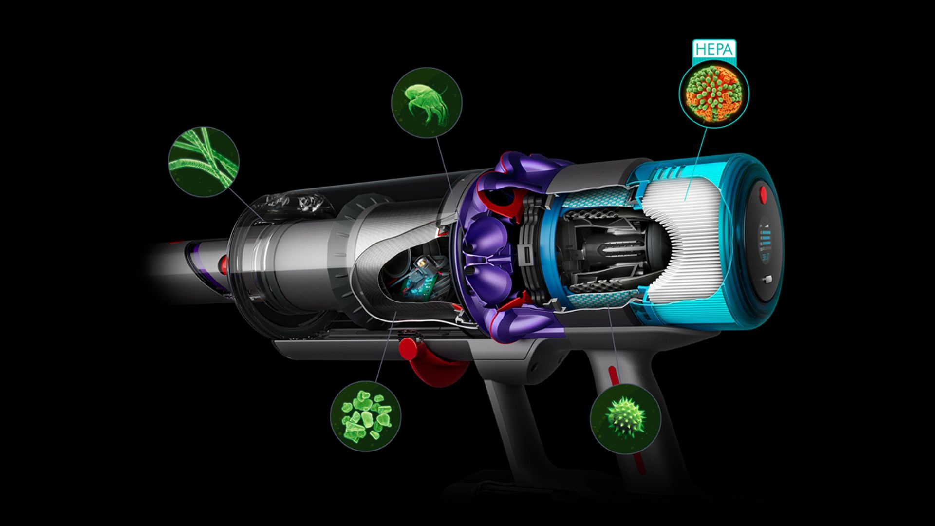 Aspirateur-balai DYSON 446989-01 GEN5 Detect Absolute