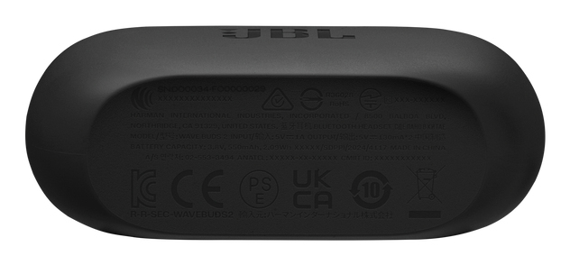 Oordopjes JBL Wave Buds 2 zwart