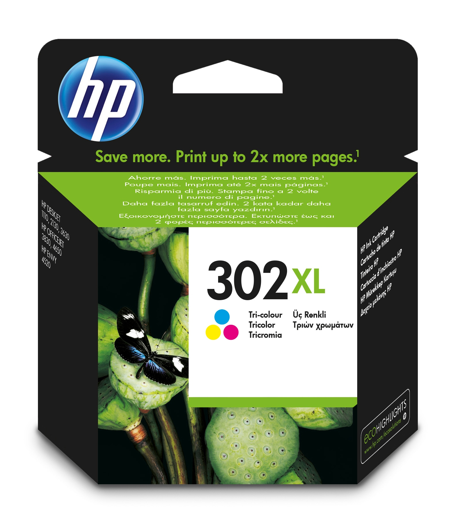 HP 302xl cartouche d'encre 3 couleurs