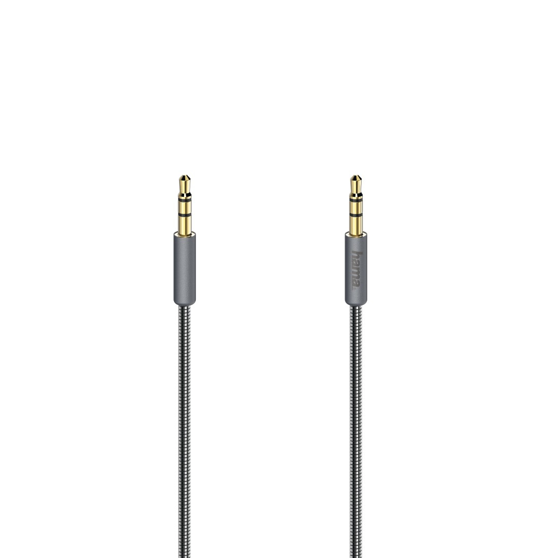 Hama Câble audio Elite, jack mâle 3,5 mm/f. mâle, métal., doré, 0,75 m