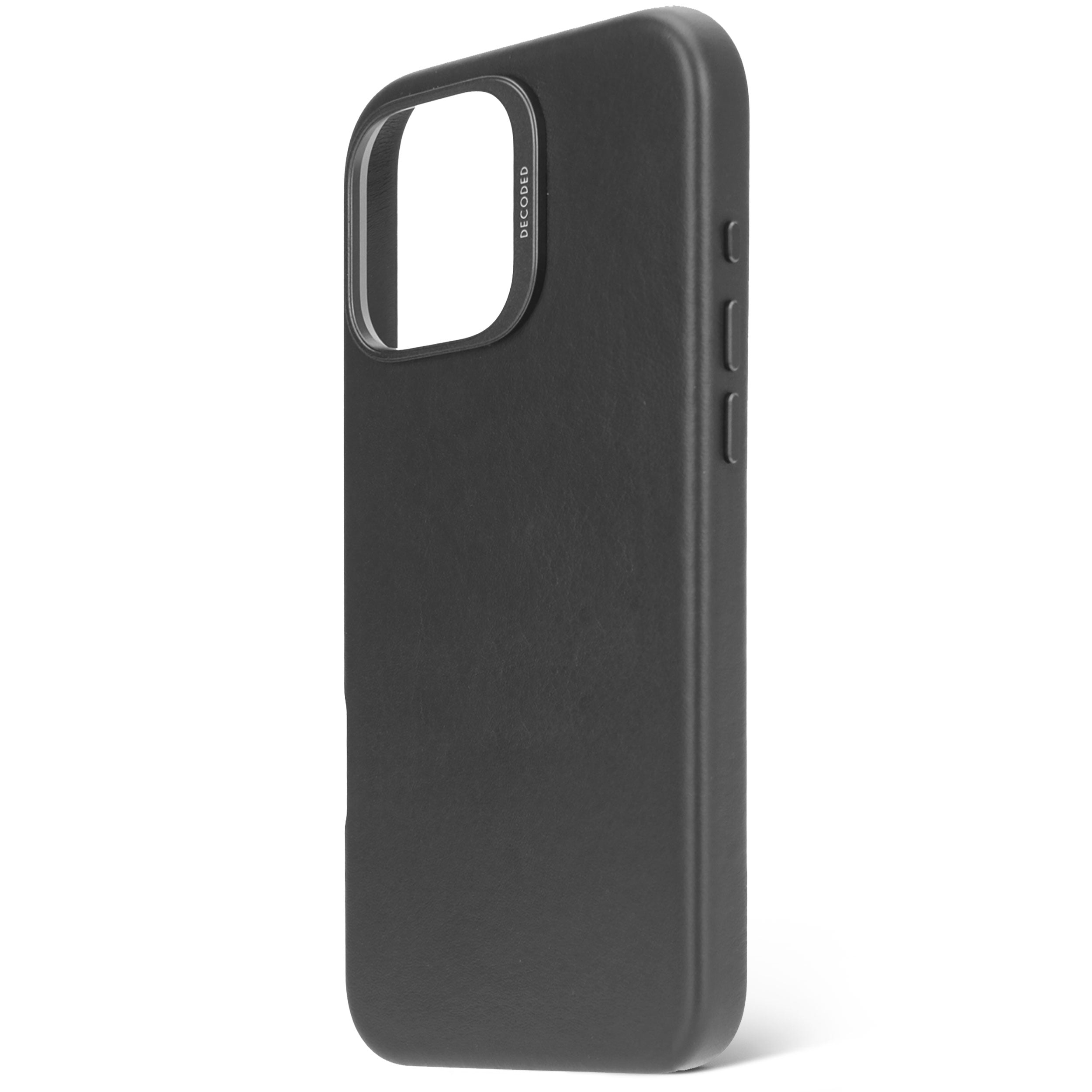 Decoded Leather Backcover Apple iPhone 16 Pro Max Black