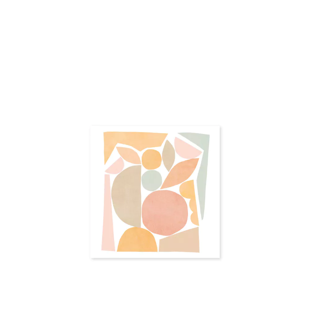 Papieren servetten PPD 1254275 Collage Napkin / 25x25cm