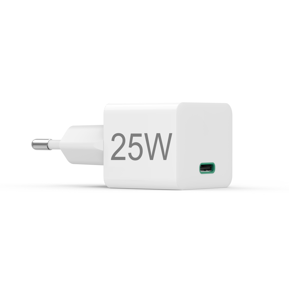 Hama Chargeur rapide, USB-C, PD/Qualcomm®, mini-chargeur, 25 W, blanc