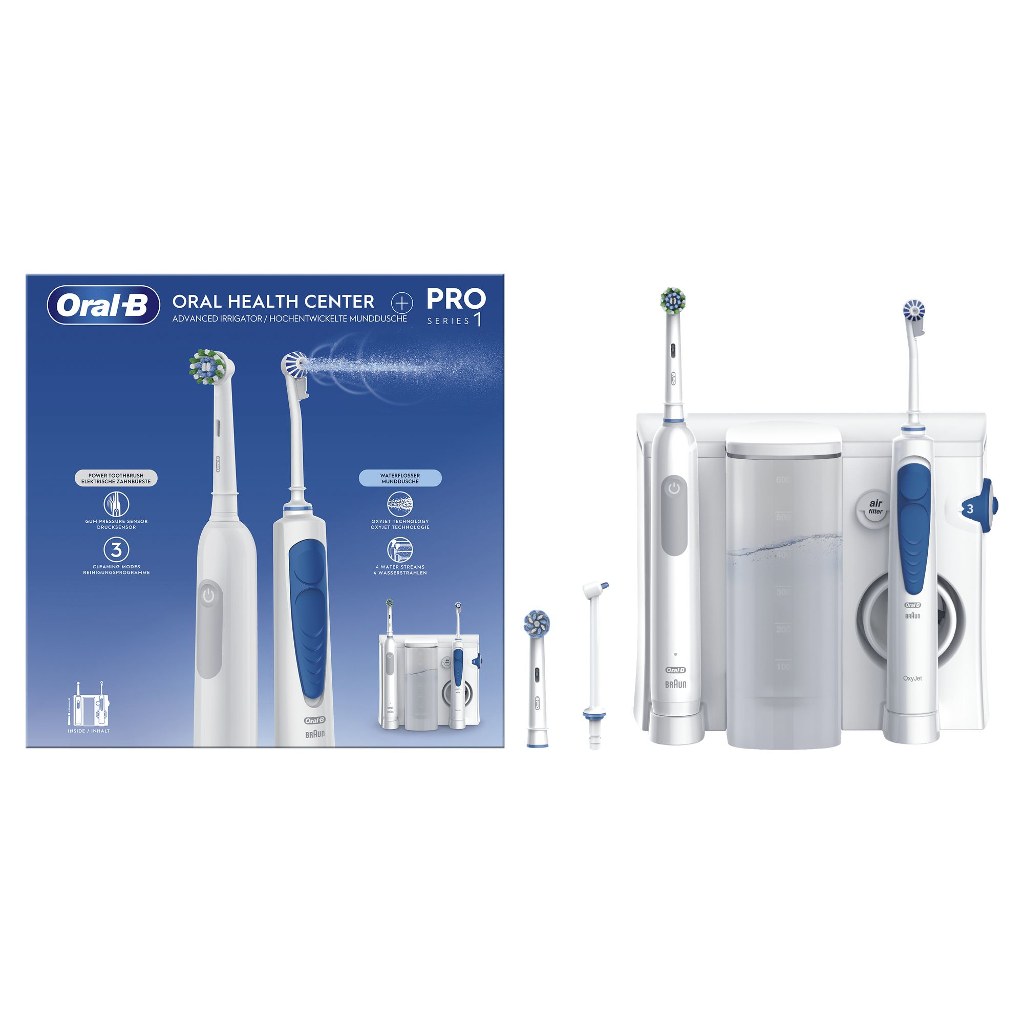 Monddouche + elek. tandenborstel ORAL-B 822488 OxyJet & Pro 1