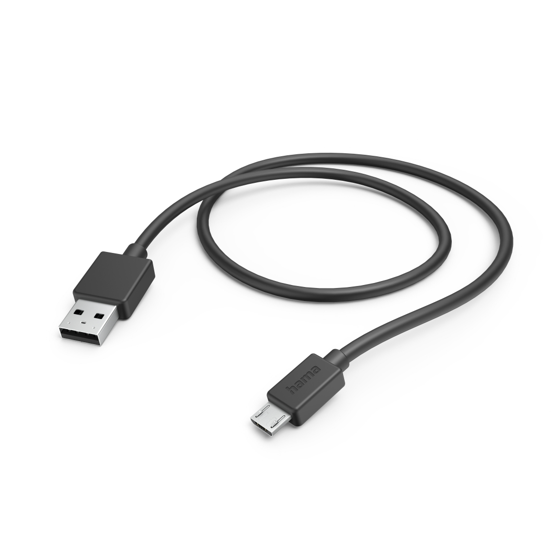 Hama Oplaadkabel, USB-A - micro-USB, 1 m, zwart