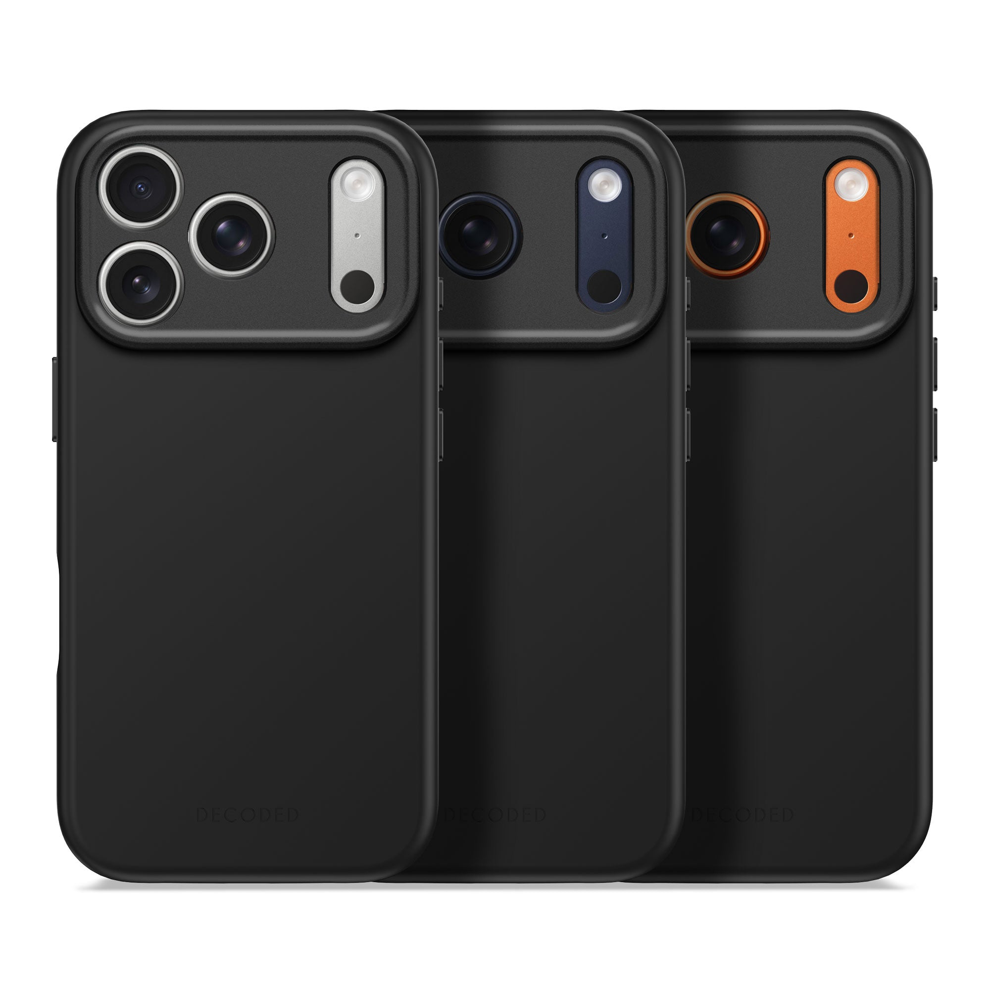 Decoded Silicone Backcover Apple iPhone 17 Pro Phantom Black