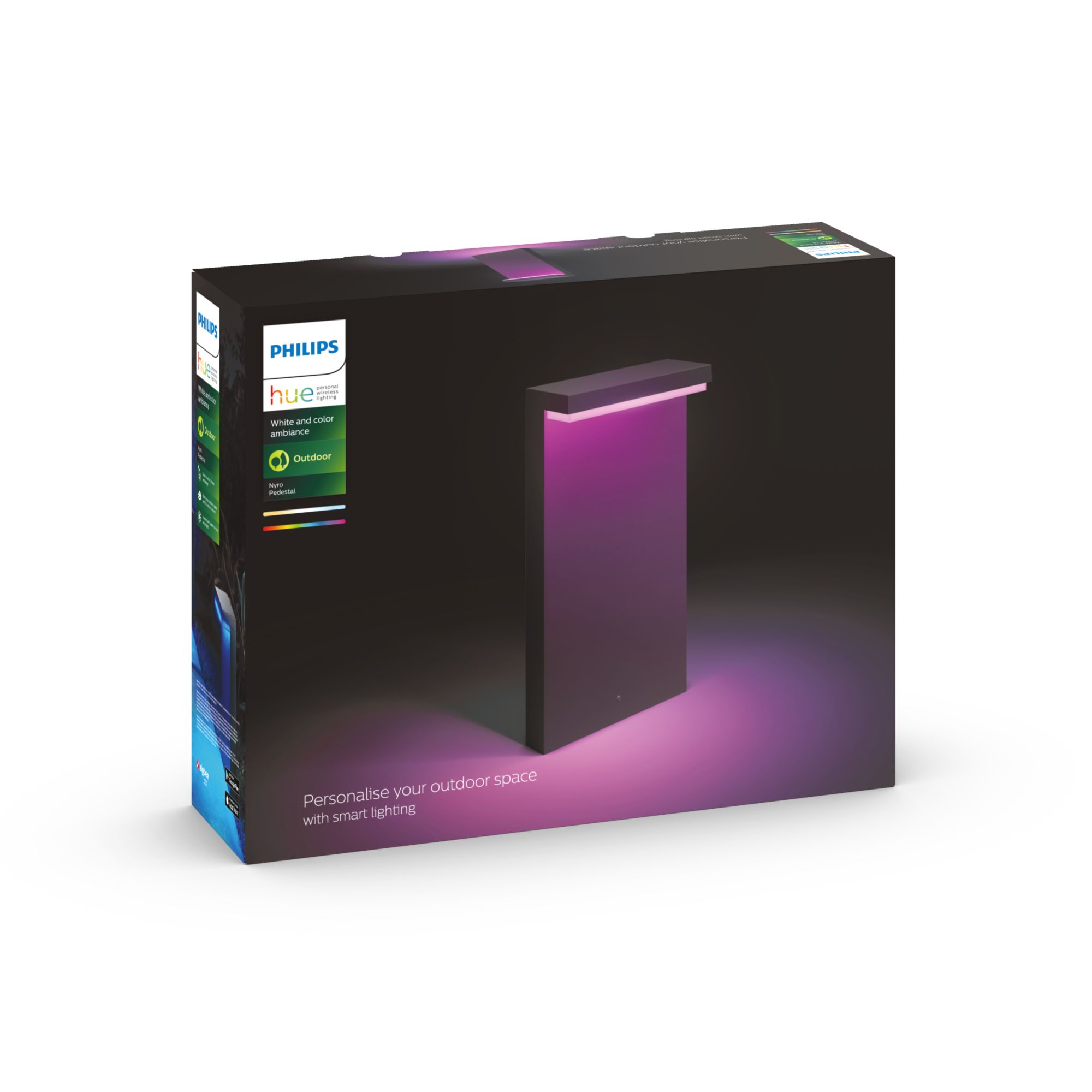 Outdoor PHILIPS HUE Nyro White Color Amb. Sokkellamp (Basis)