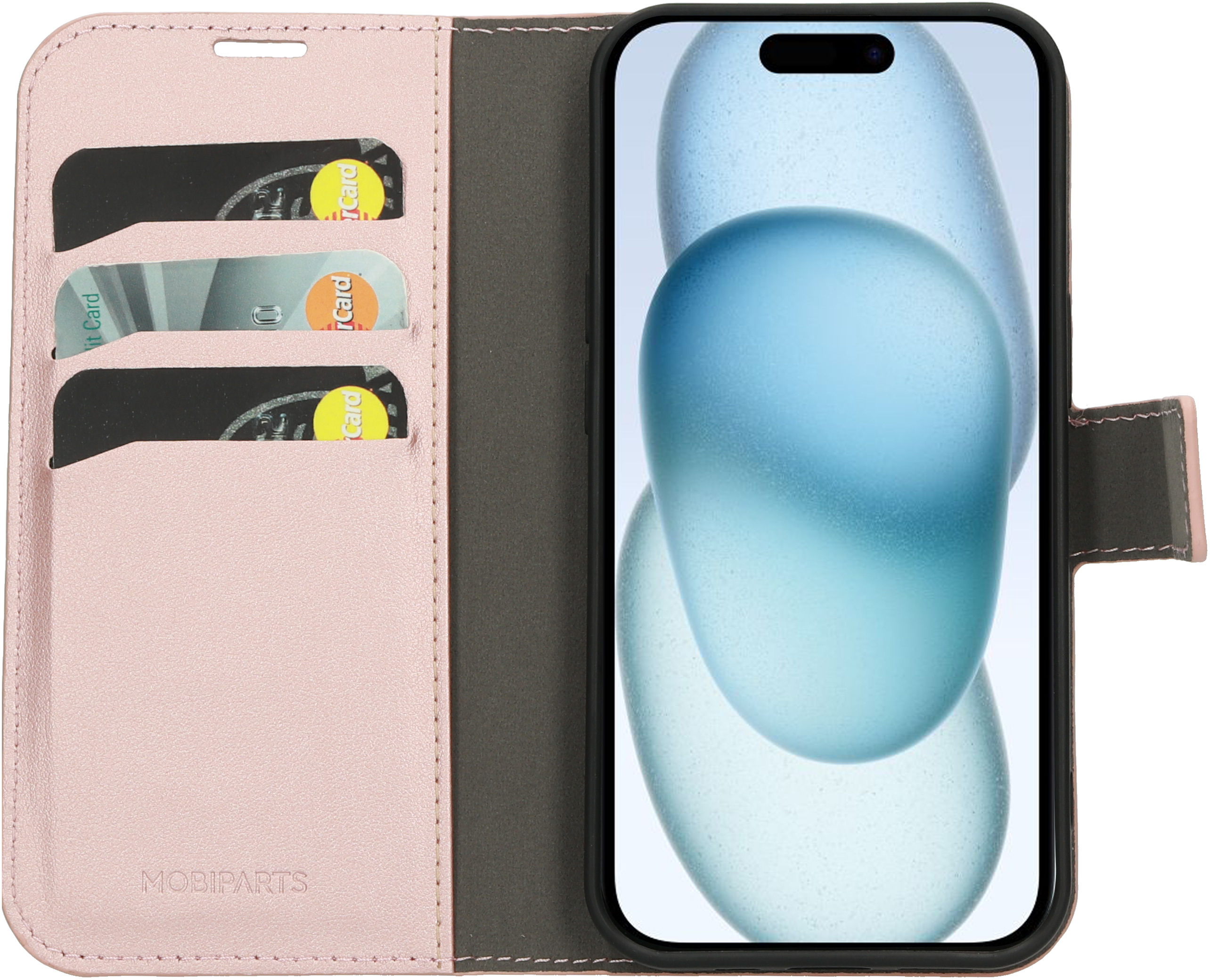 Mobiparts Classic Wallet Case Apple iPhone 15 Pink