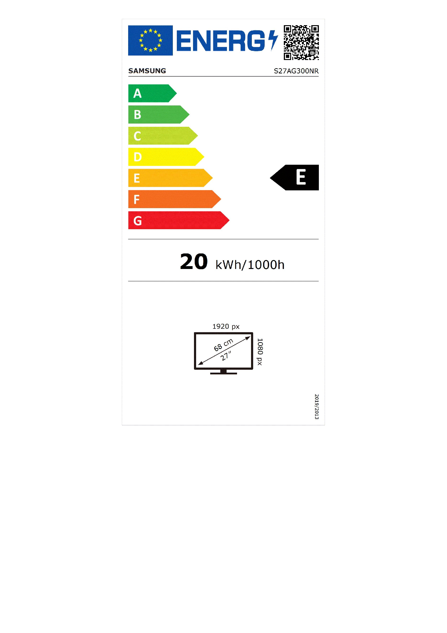 Samsung Monitor LS27AG300NRXEN