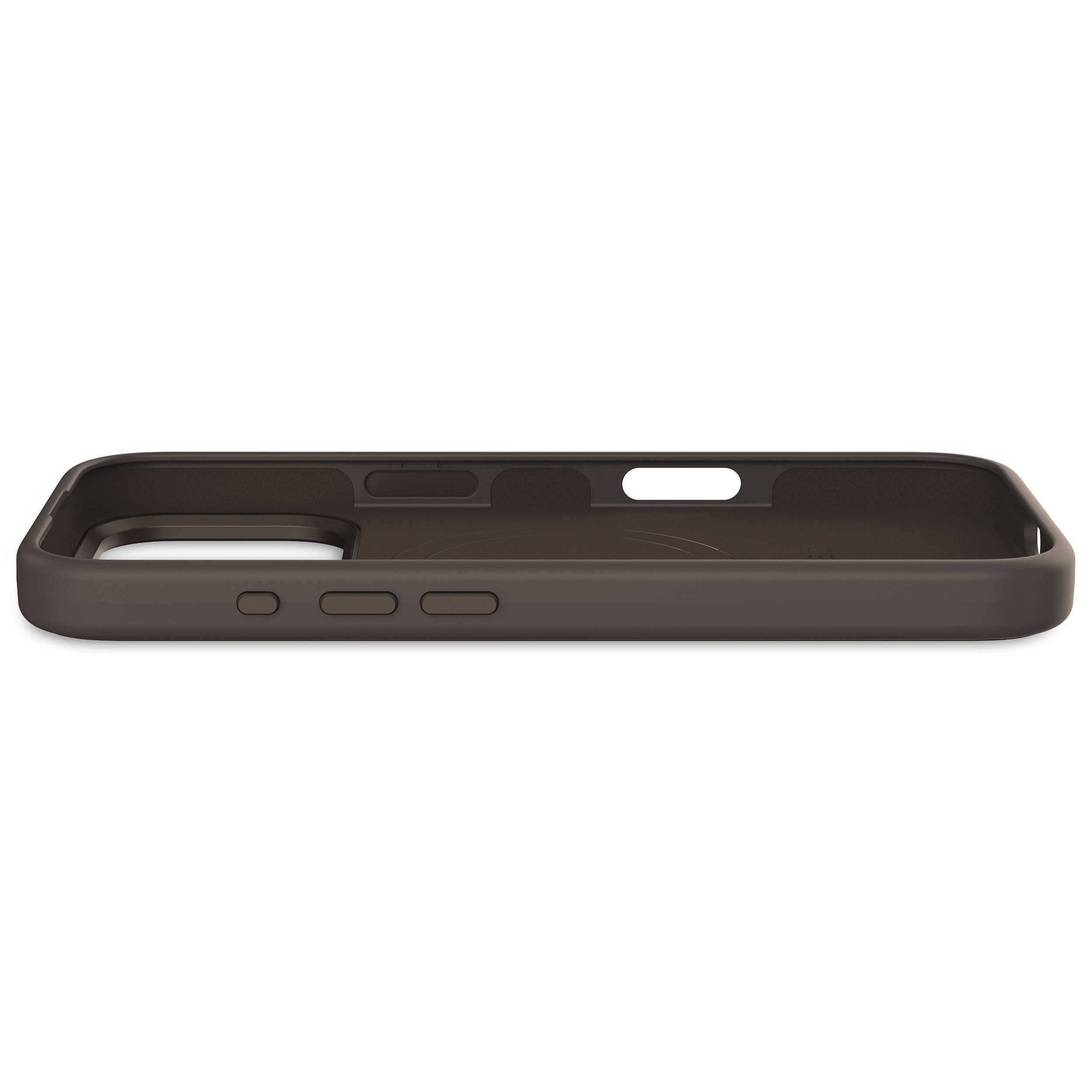Decoded Silicone Stacks Backcover Apple iPhone 16 Pro Phantom Black