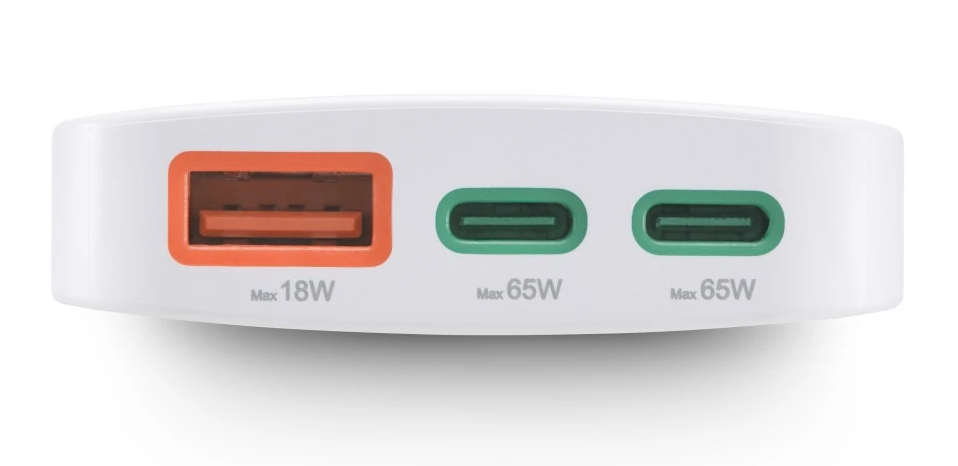 Hama Chargeur rapide, 2 USB-C, 1 USB-A, mini-chargeur plat, PD, 65 W, BLC