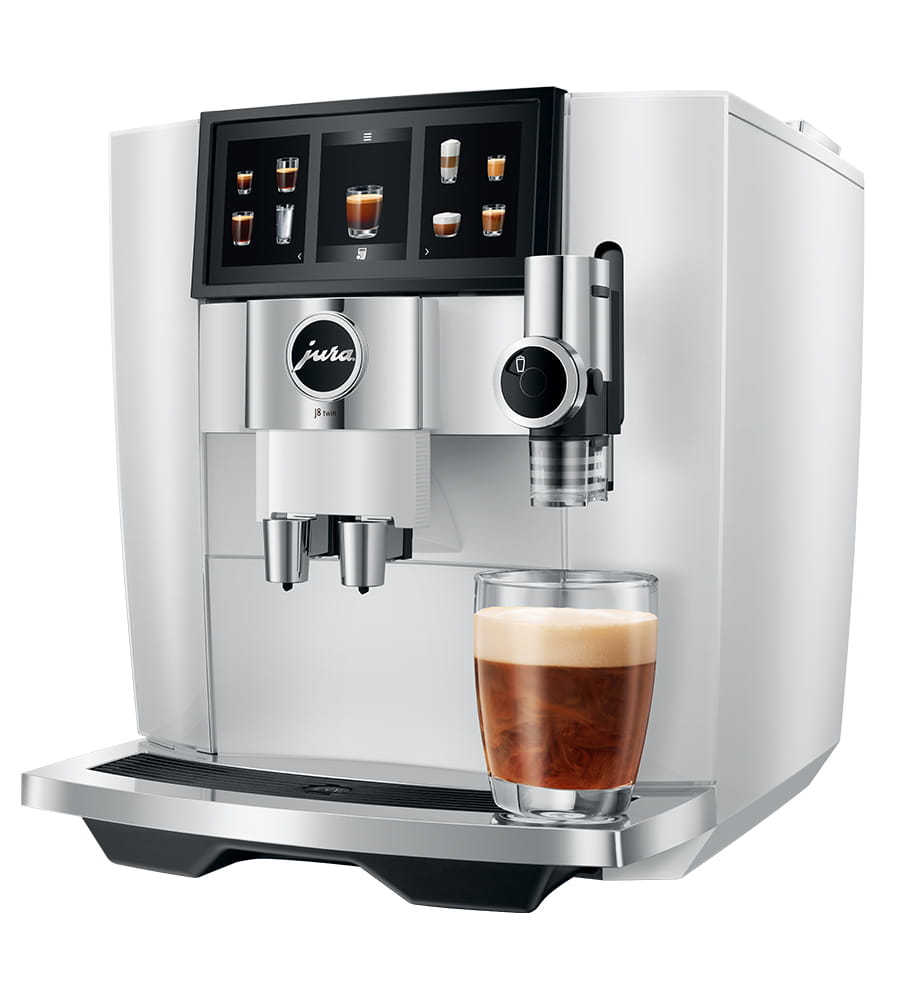 Espresso JURA 15594 J8 Twin Diamond / White (EA)