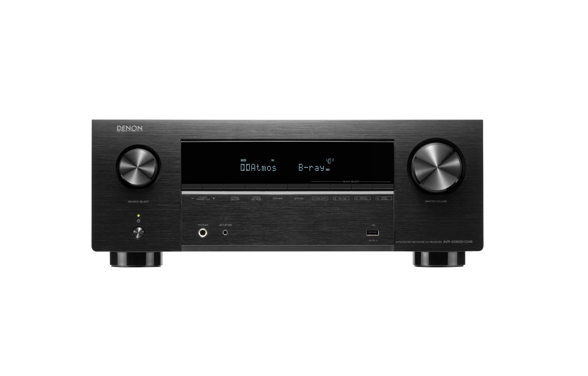 DENON AV RECEIVER AVRX2800HBKE2