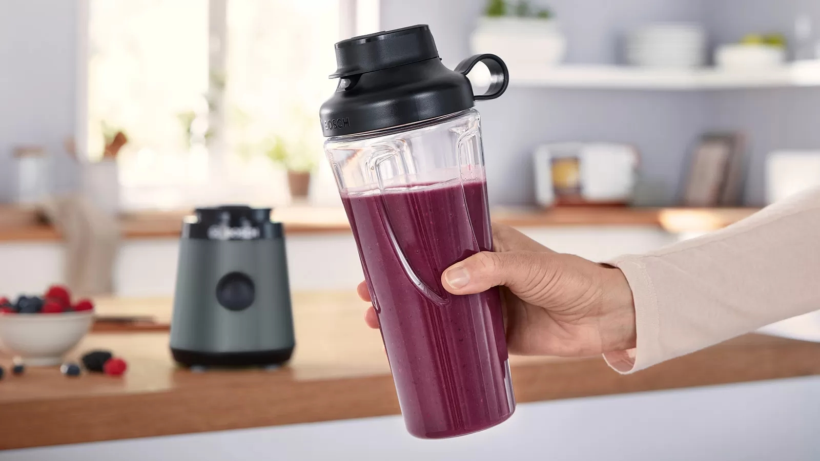 Personal Blender BOSCH MMB2111S VitaPower 450W Zilver