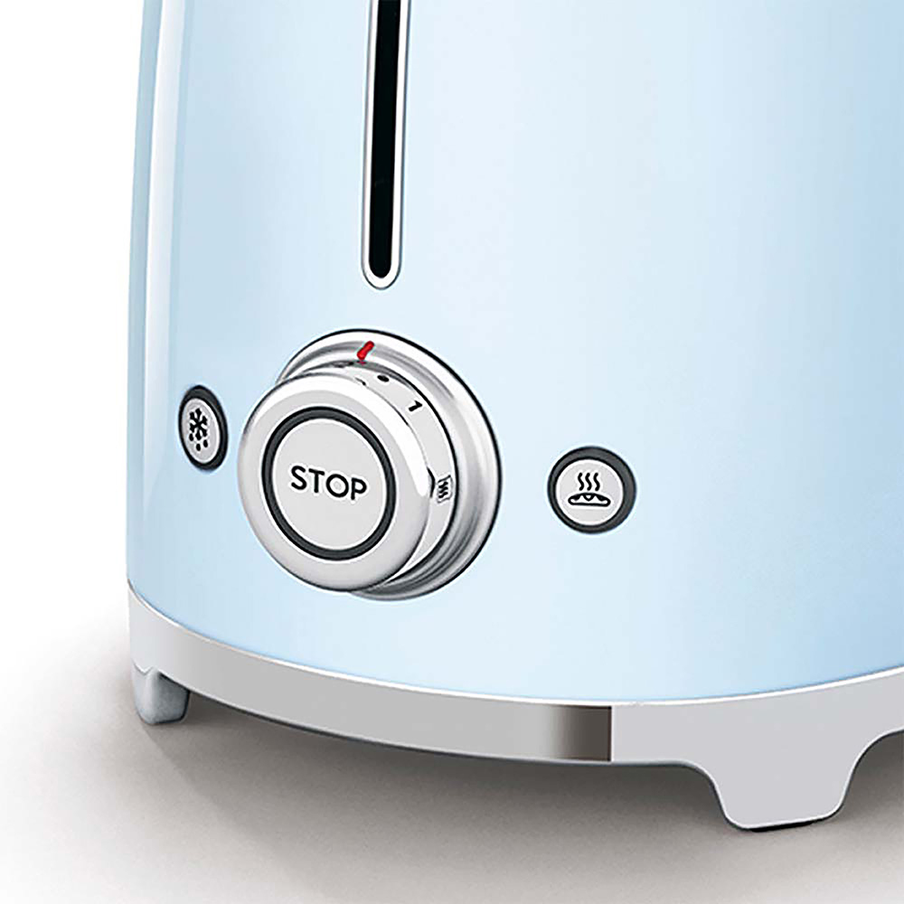 Smeg grille-pain bleu pastel TSF01PBEU