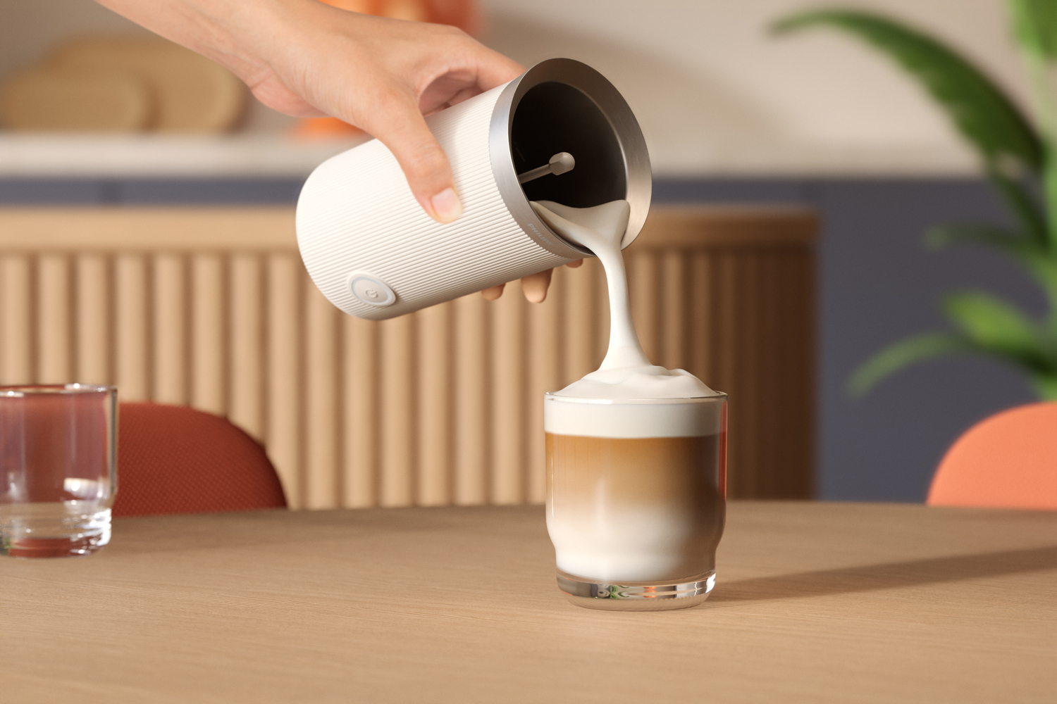 Melkopschuimer PHILIPS BAR311/00 Baristina / wit