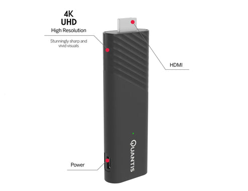Media speler QUANTIS Streaming Stick (Google TV / Chromecast) 4K