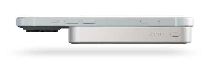 ZENS Powerbank Pro 1 Qi2 10.000mAh Slim White