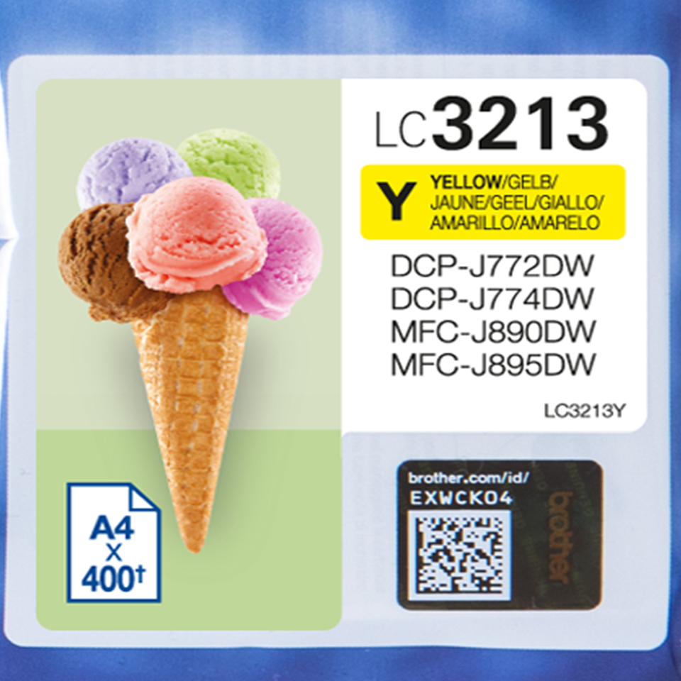 Brother lc3213y cartridge