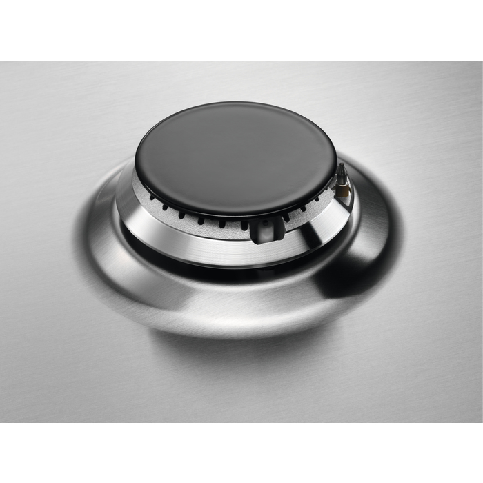 AEG HGB64420SM Noir, Acier inoxydable Comptoir 56 cm Gaz 4 zone(s)