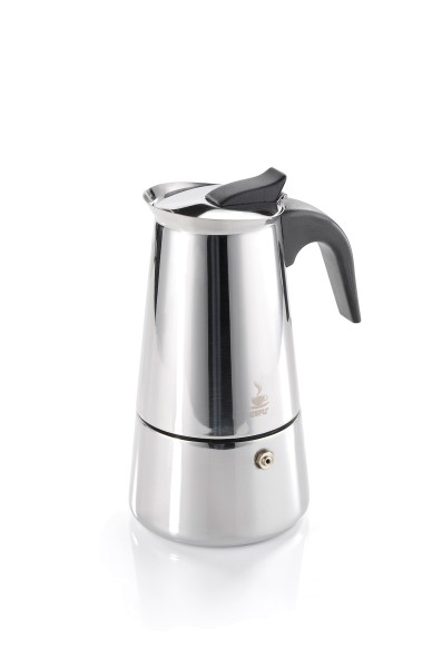 Espressokoker GEFU 60.GF16140 Emilio / Inox / 2 Kopjes