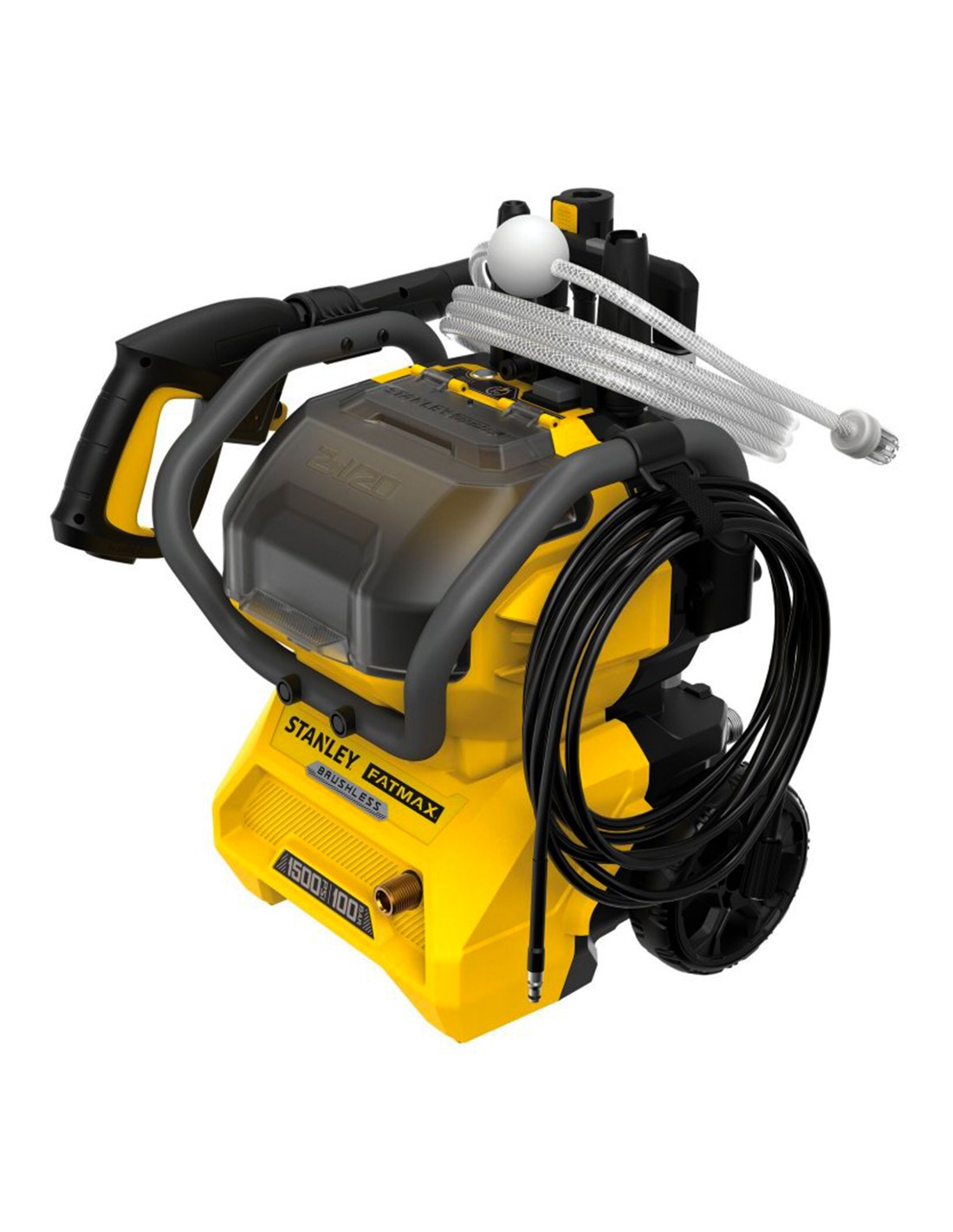 Hogedrukreiniger STANLEY Fatmax V20 / 18Vx2 1500psi/100bar (zonder accu)