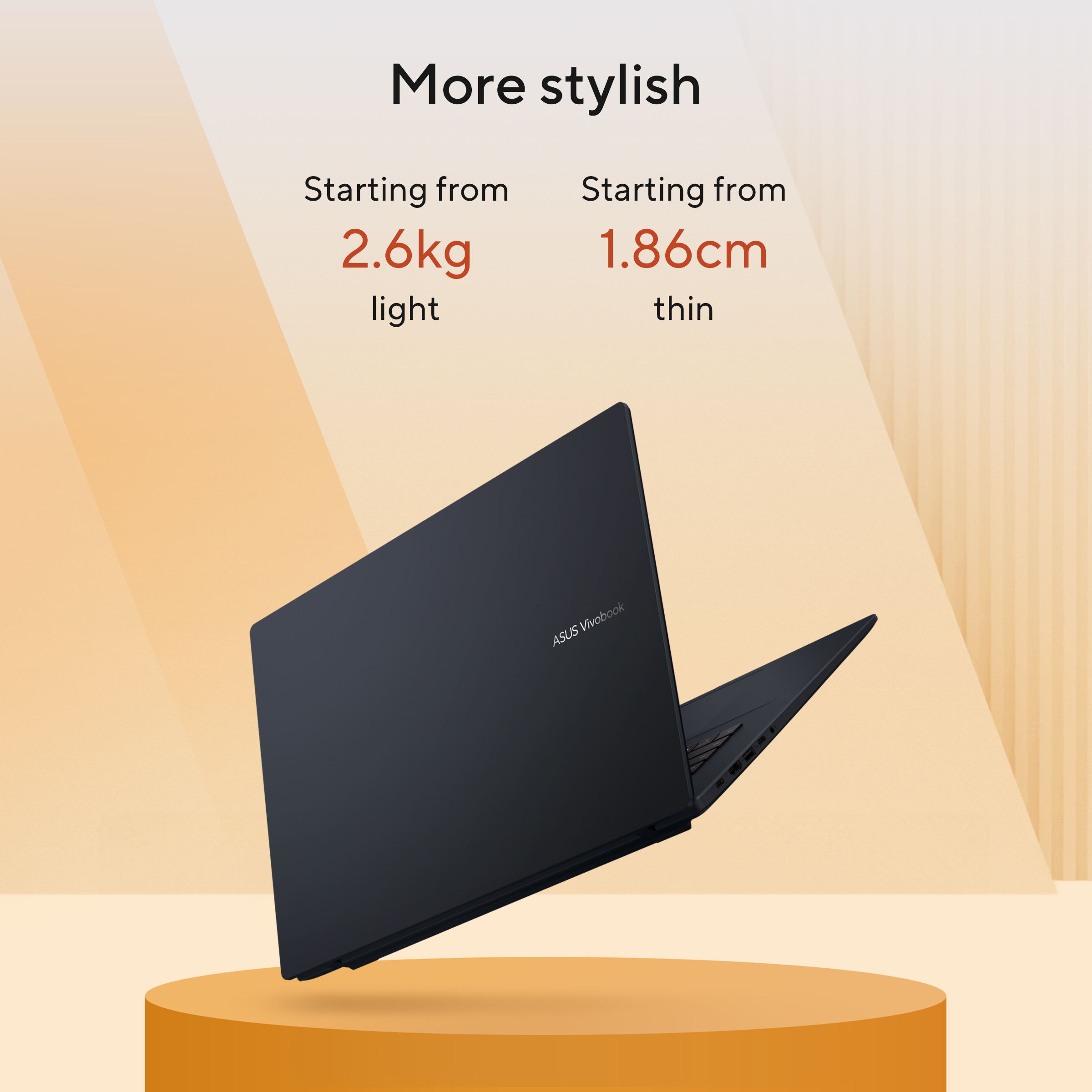 Laptop ASUS Vivobook FHD 18,4' 16GB Ryzen 7-260 512GB