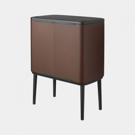 Afvalemmer BRABANTIA 208621 Bo Touch Bin 11+23L Cosy Brown