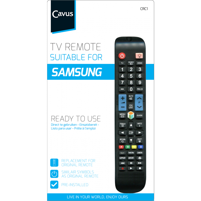 Afstandsbediening CAVUS CRC1 voor Samsung