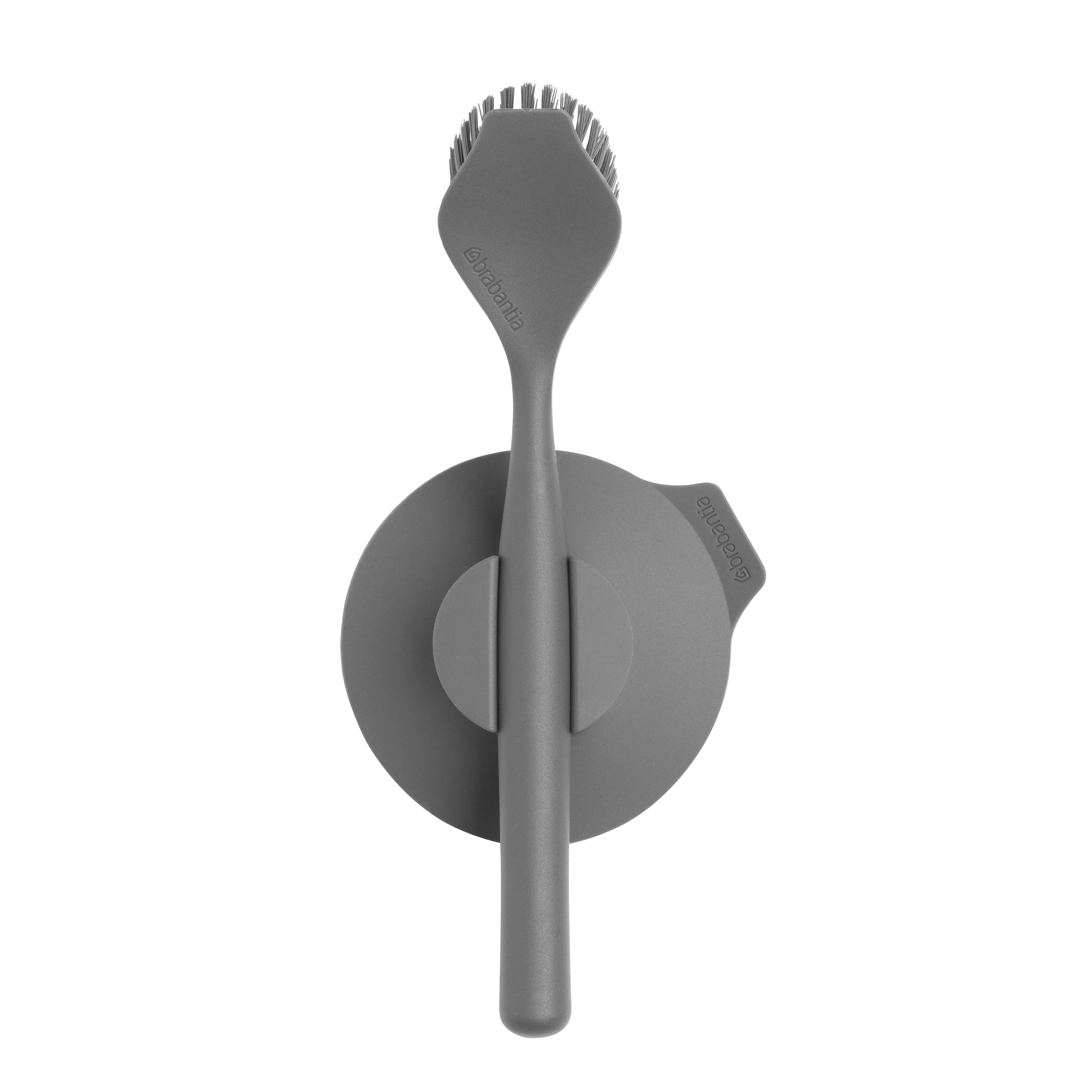Afwasborstel met zuignap BRABANTIA 117589 Sink Side / Dark Grey