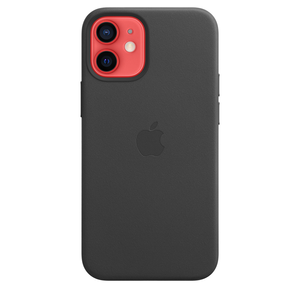 Apple iPhone 12 mini leather case black